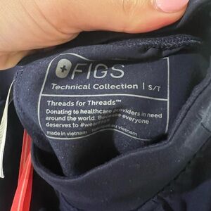 Navy Figs Joggers Small Tall scrub pants